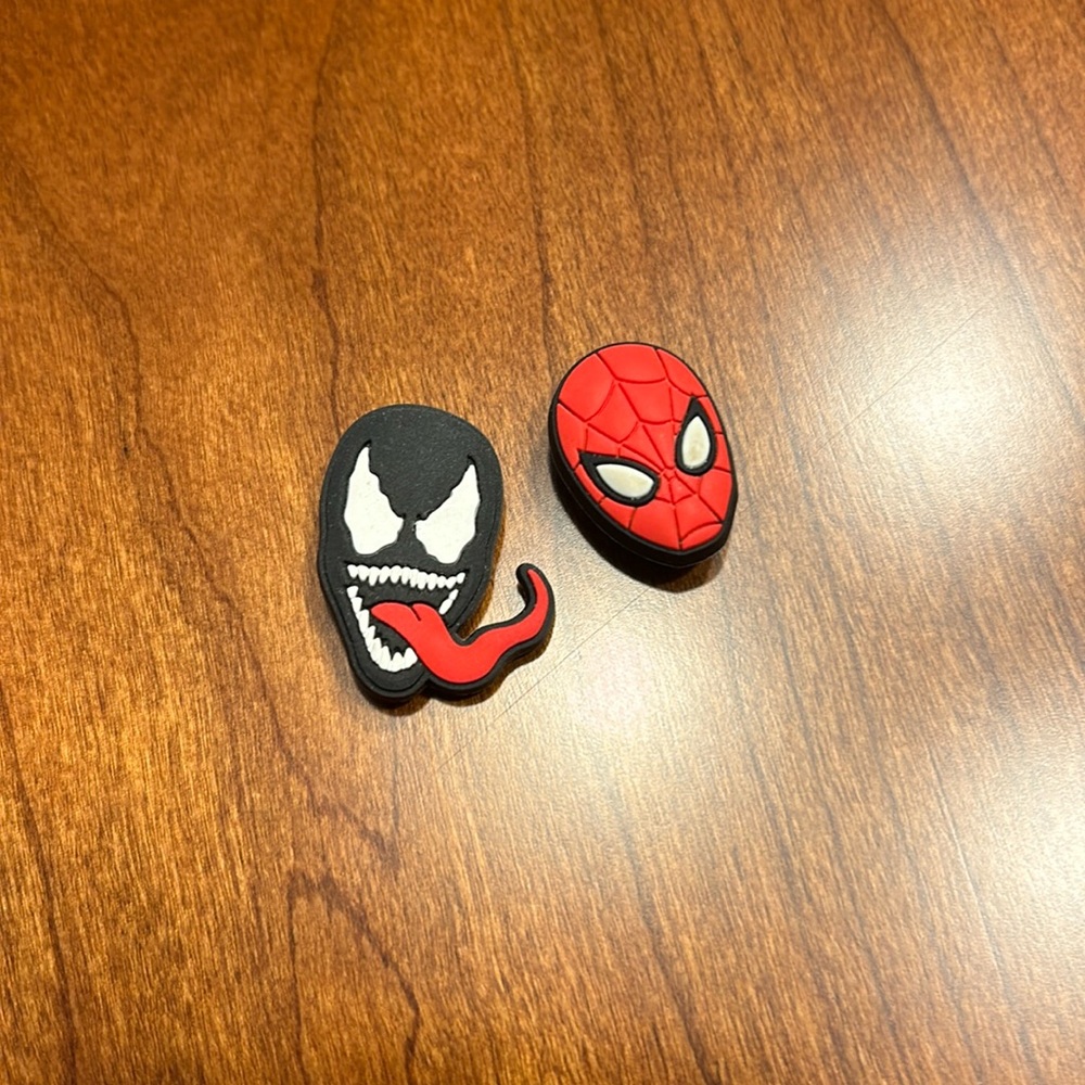 Spiderman & Venom Marvel Crocs Jibbitz